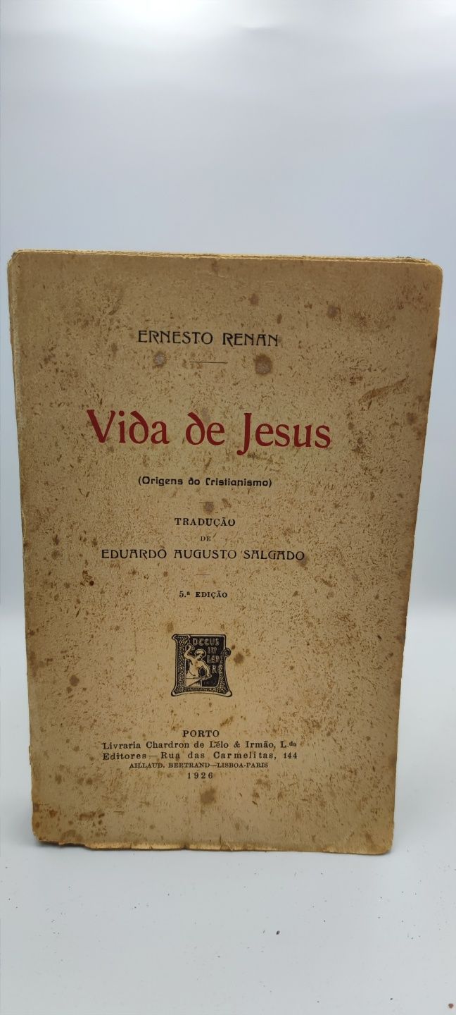 Livro - Ref: CxB - Ernesto Renan - Vida de Jesus