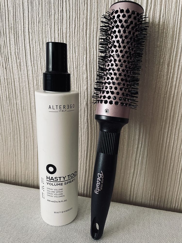 Profesjonalne fryzjerskie: Alterego Volume spray i szczotka Styling