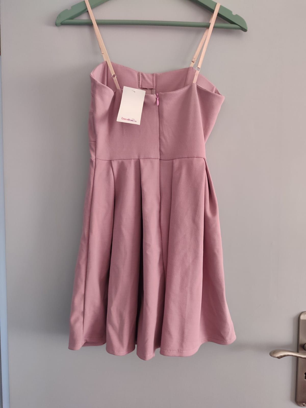 Vestido rosa novo