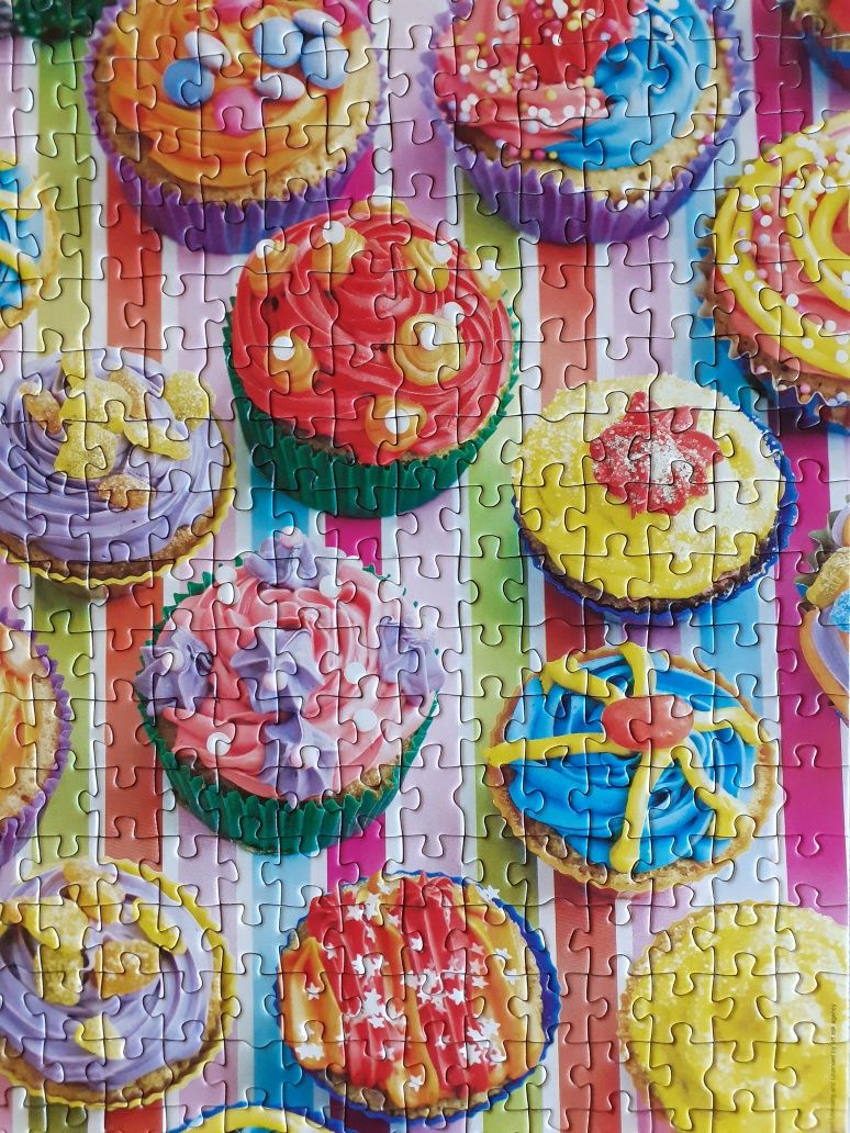 Puzzle 500 Colorful Cupcakes