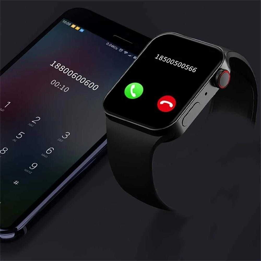SmartWatch  telefon Bluetooth tętno ciśnienie kroki kalorie menu PL.