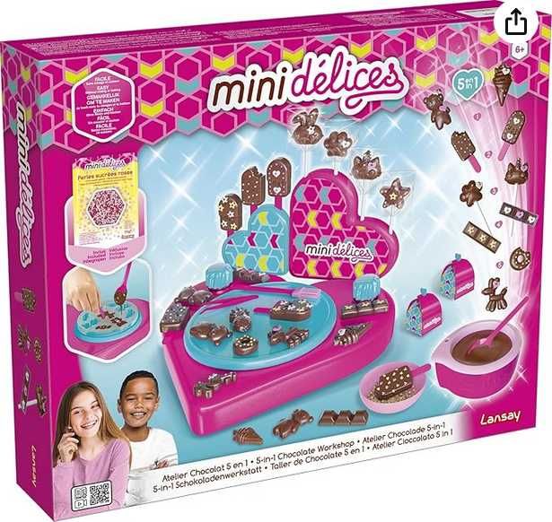 Zestaw kuchenny do robienia czekoladek i lizaków 5w1