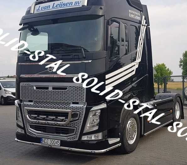 Orurowanie POD ZDERZAK Volvo FH4 z oświetleniem LED Scania , Daf , Man