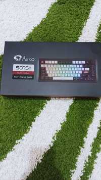 Новая клавиатура  akko 5075b plus dracula v3 cream yellow