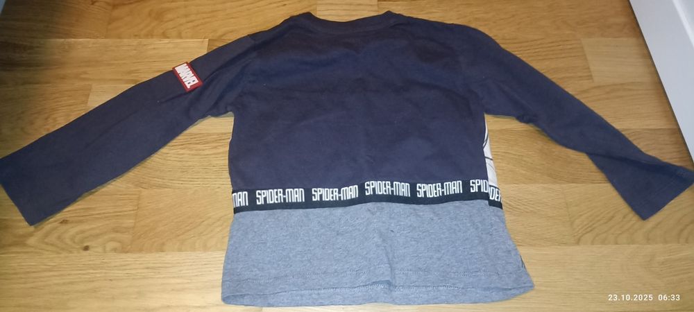T-shirt z długim rękawem rozmiar 104 Spiderman cool club