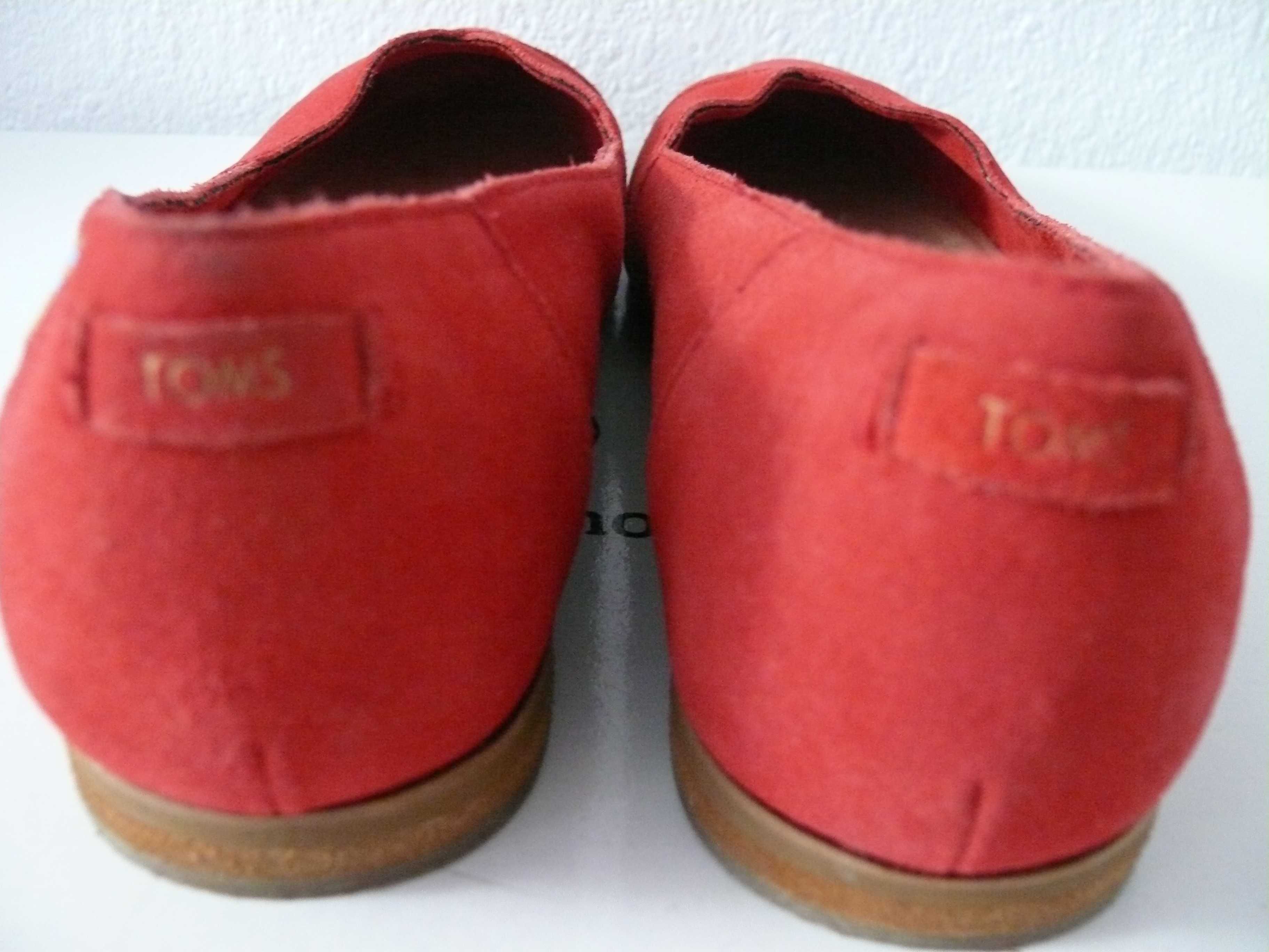 Nowe baleriny damskie "Toms" skóra 100%,roz.41