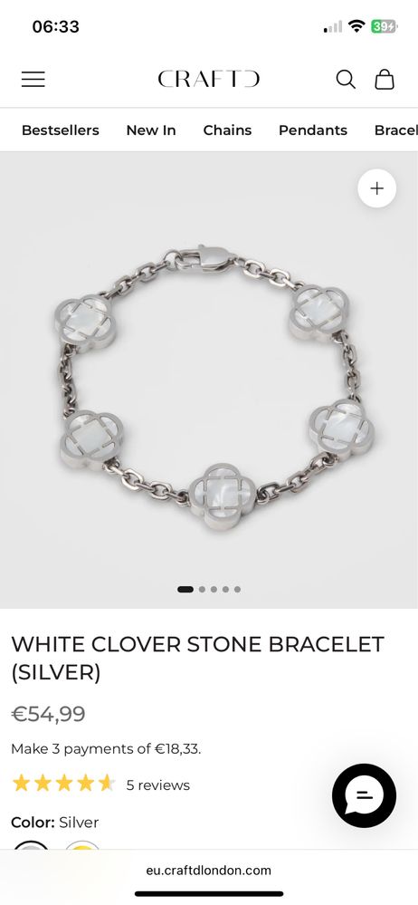 Pulseira Aço inoxidavel