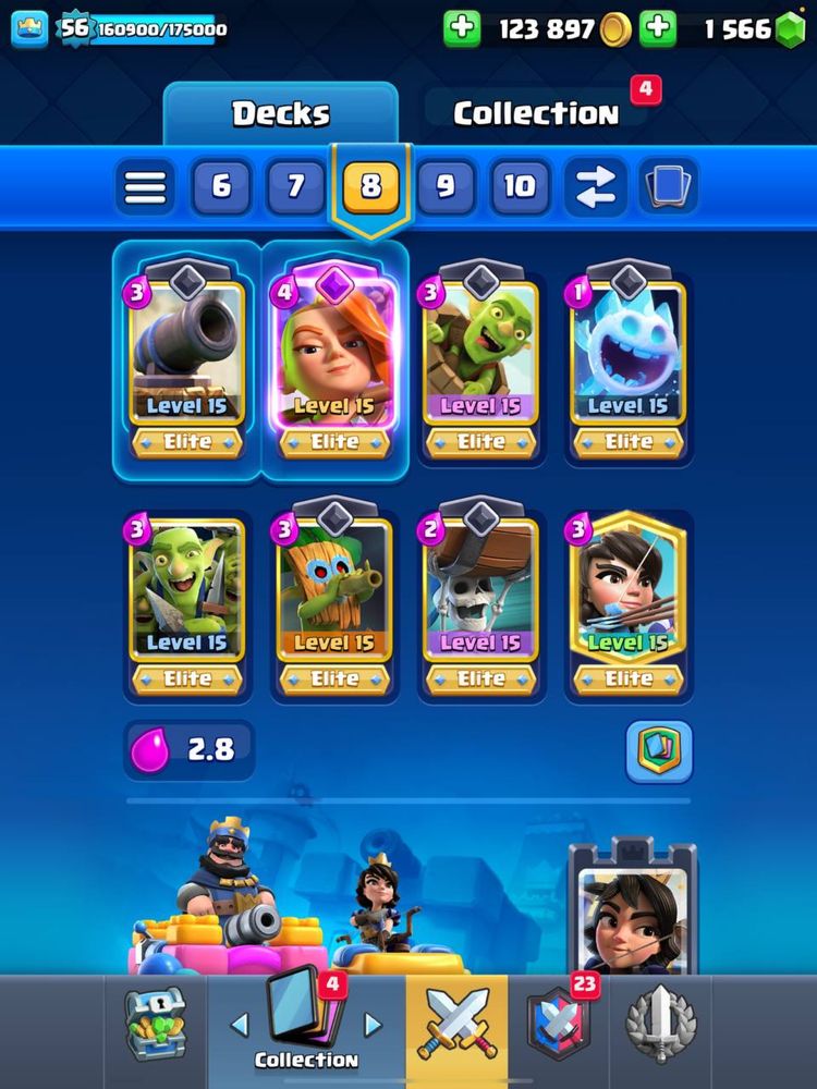 Акаунт clash royal особистий