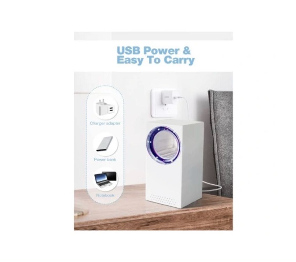 Lampa owadobójcza USB do 10 m na komary odstraszacz
