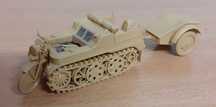 Tamiya Kettenkrad sklejony do dokończenia