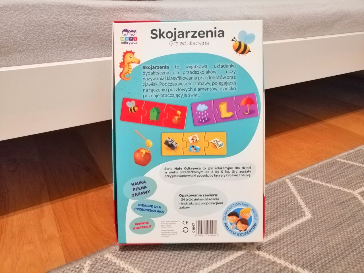 Gra edukacyjna Skojarzenia Trefl, stan idealny, puzzle