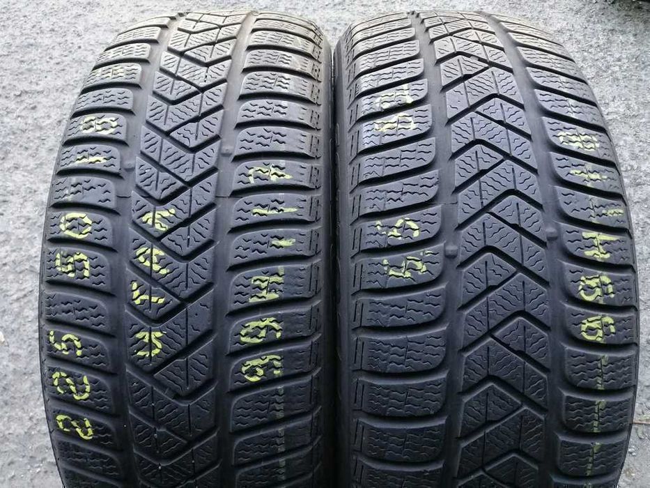 225/50 R18 99H Pirelli Sottozero3 зима 2 штуки шини бу
