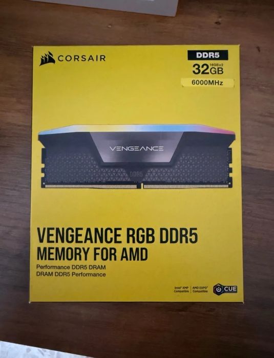 Corsair Vengeance RGB 32GB (2x16GB) DDR5-6000MHz c30 (Expo / XMP)