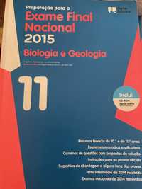 livro de 11 ano preparação de exames biologia e geologia
