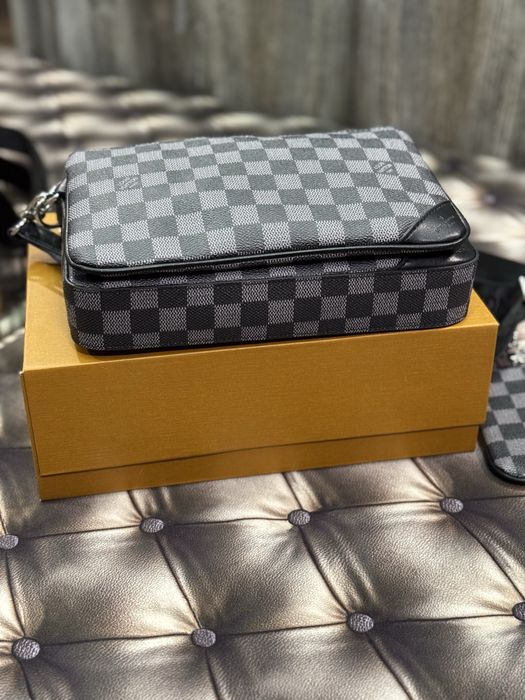 Мужская чоловіча сумка барсетка Louis Vuitton 3 in 1