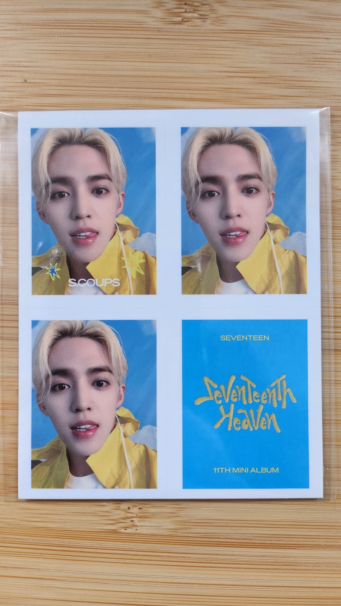 Seventeen Scoups Seventeenth Heaven photocard kpop