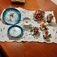 Peças decoração em porcelana