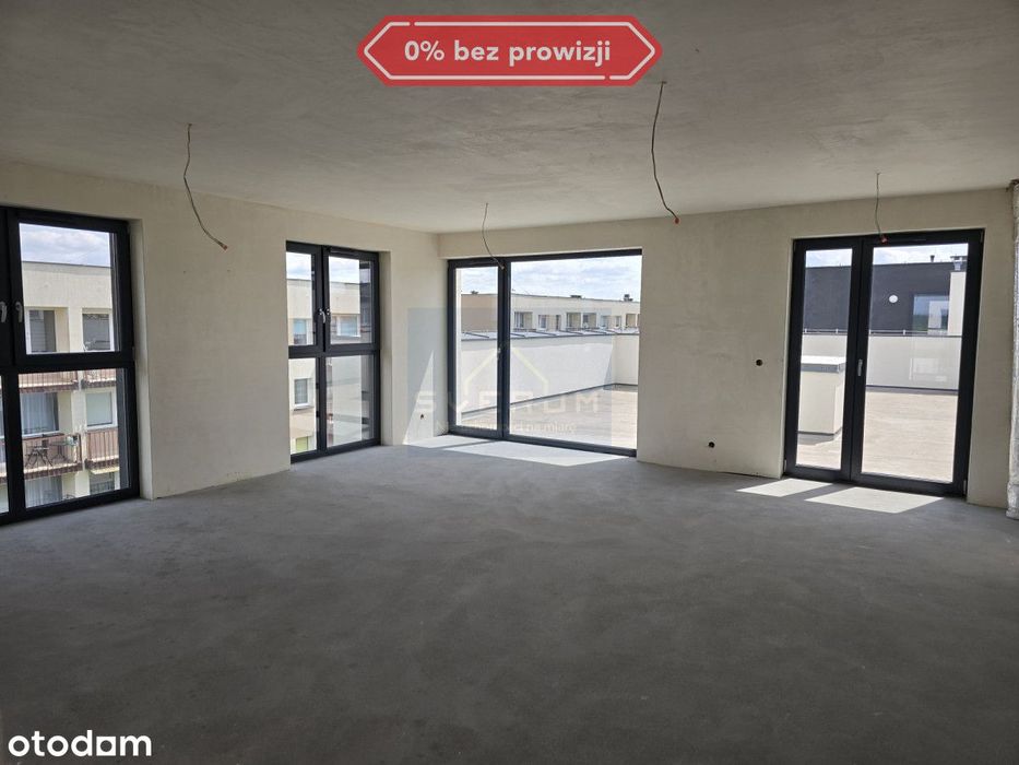 Dwupoziomowy apartament z tarasem na dachu