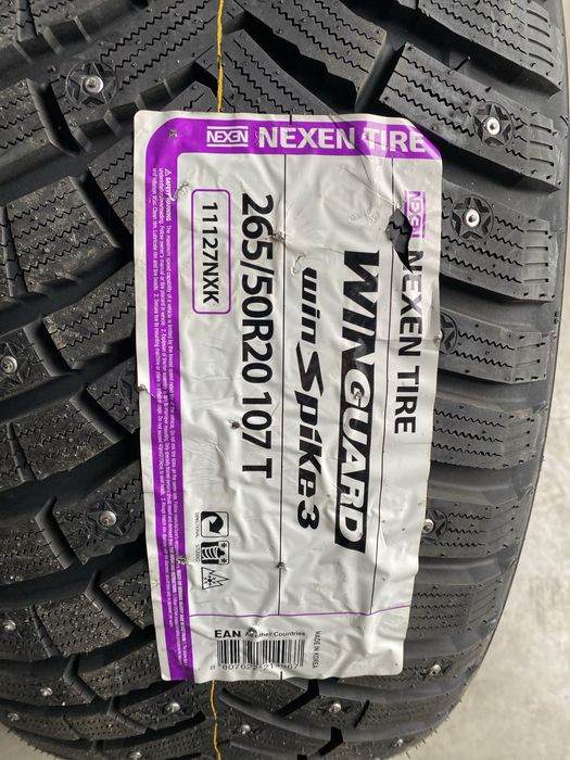 нові 265/50R20 Nexen Winguard WinSpike 3 (107T) шип зимові шини