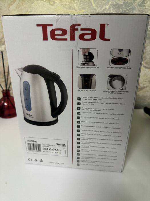 Чайник электрический tefal KI170D40