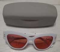 Oryginalne okulary p/słoneczne Just Cavalli białe
