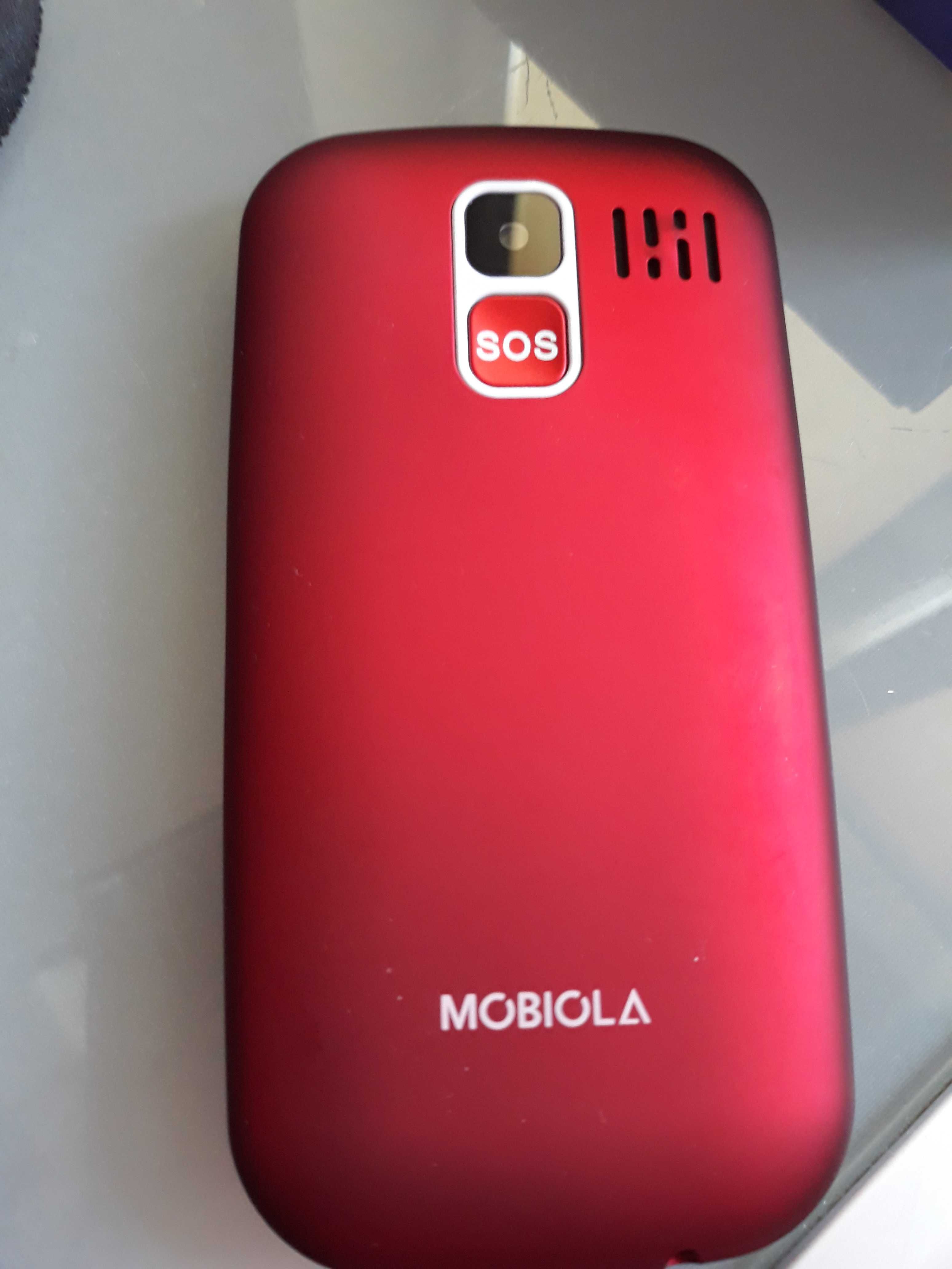 Nowy telefon komórkowy MOBIOLA MB 800 dla seniora z funkcją SOS