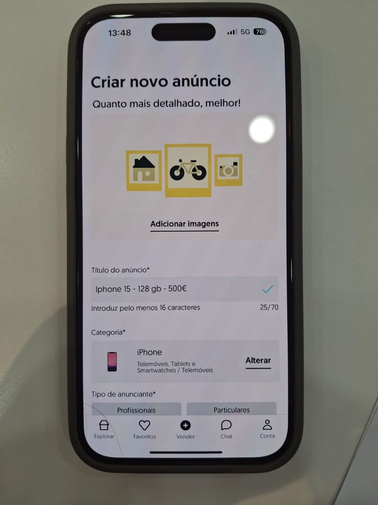 Iphone 15 128 GB Black - 450€