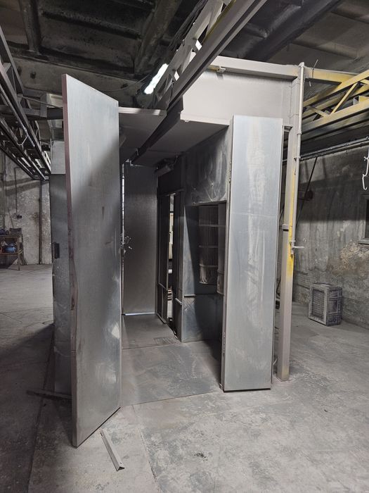 kabina lakiernicza do lakierowania proszkowego