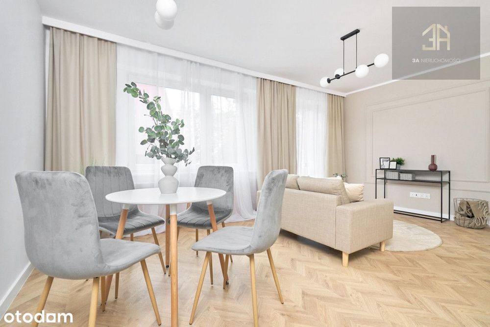 Mieszkanie trzypokojowe z balkonem- Po remoncie