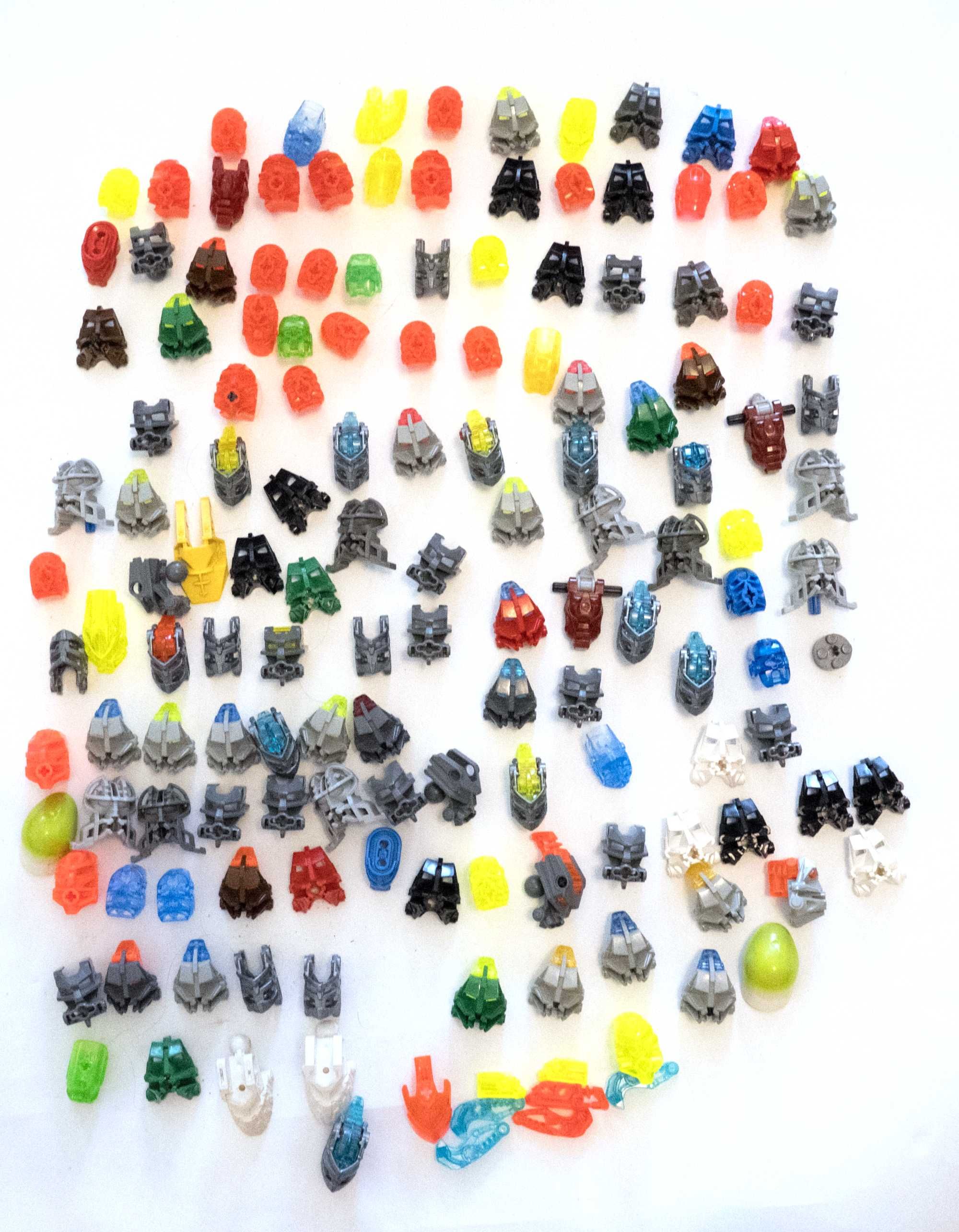 bionicle lego zbroje bronie głowy maski przeguby dłonie 3 kg -16 17 18