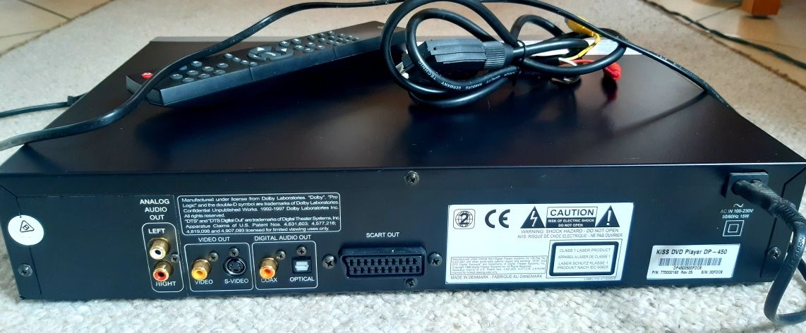 Odtwarzacz DVD DivX CD KISS DP-540 ,