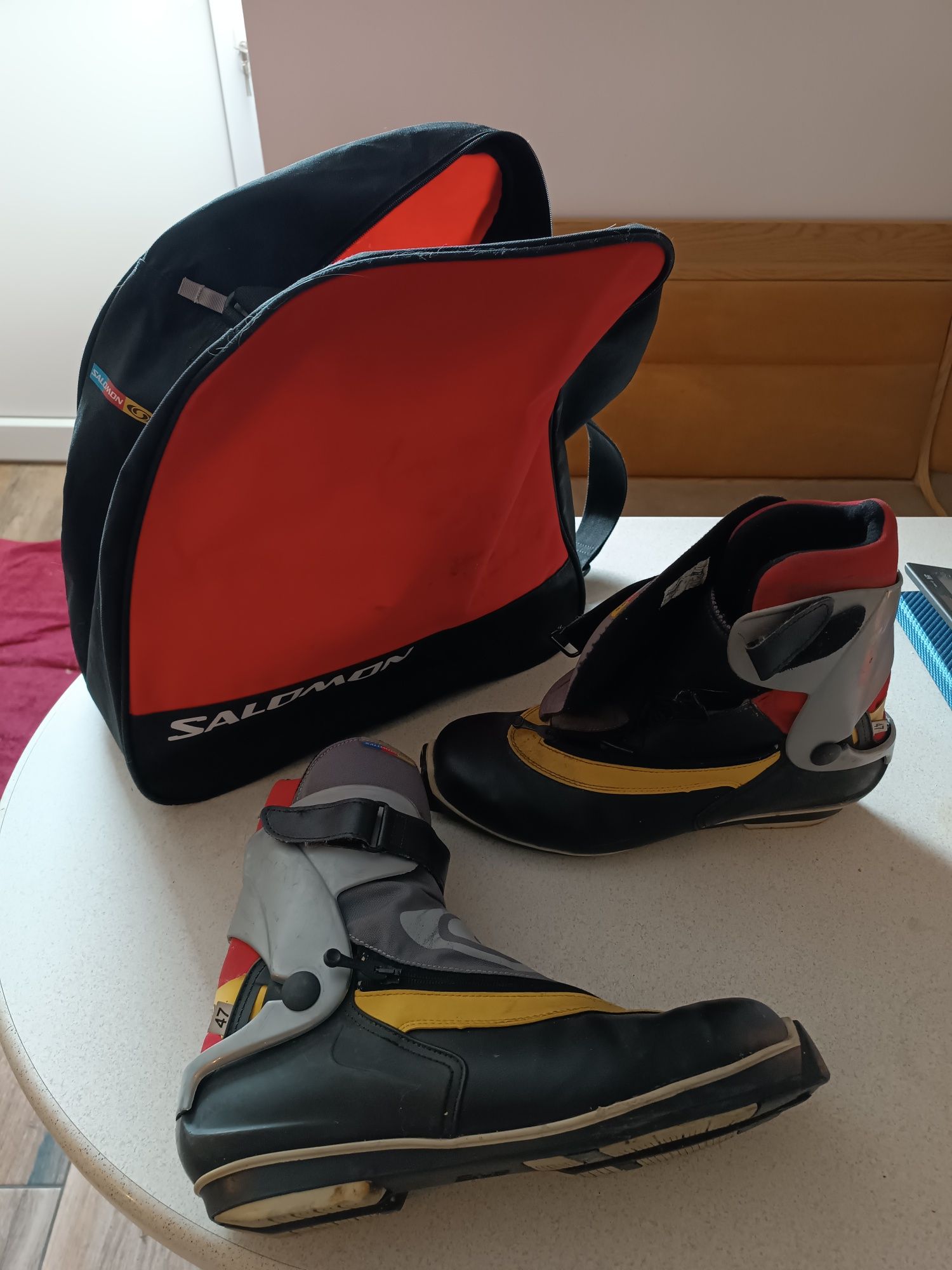 Buty biegowe r47 sns profil Salomon ski biegówki narciarskie 300mm hit