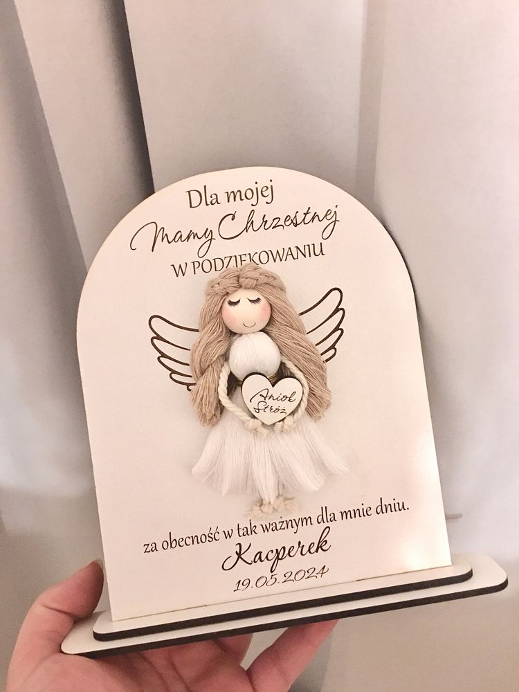 Podziękowanie dla Chrzestnych Dziadkow Prośba na Komunię Chrzest