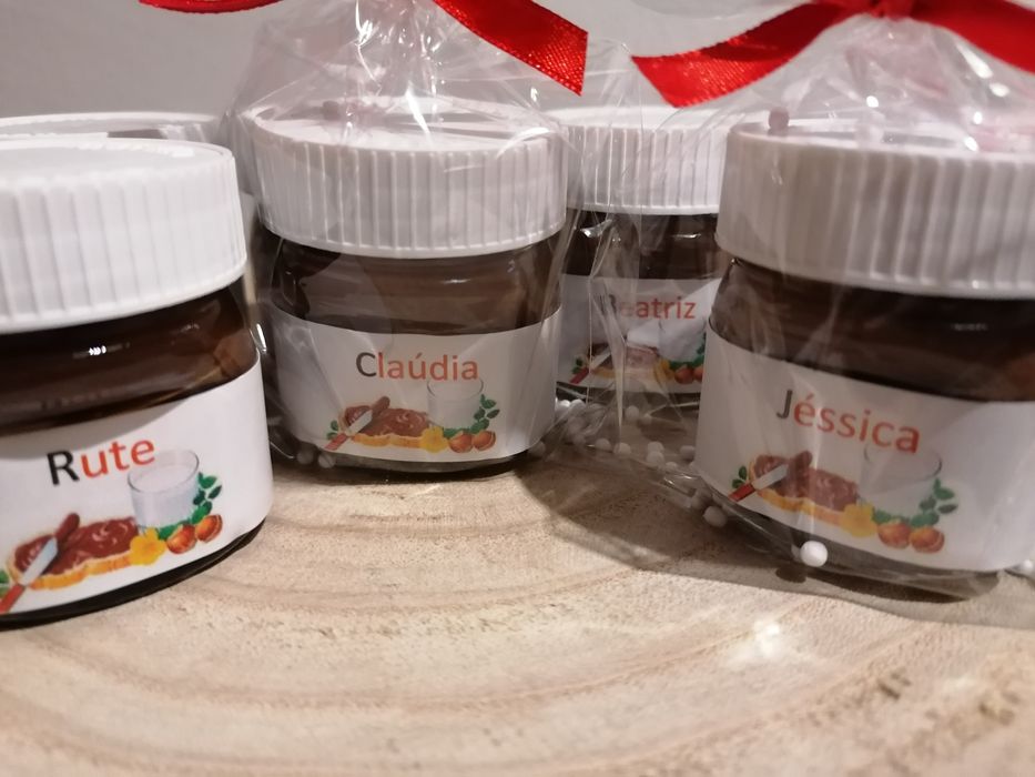 Presentes e Lembranças Personalizadas - Mini Nutellas Encantadoras!
