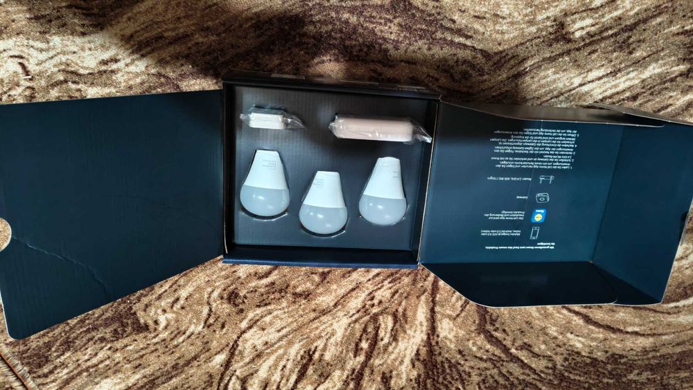 Набор 3 ARGB  лампочки и WIFI контролер