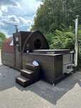 Sauna IGLU & Balia 2 w 1 Spa Ogrodowe PREMIUM HOT TUB Bania Jacuzzi