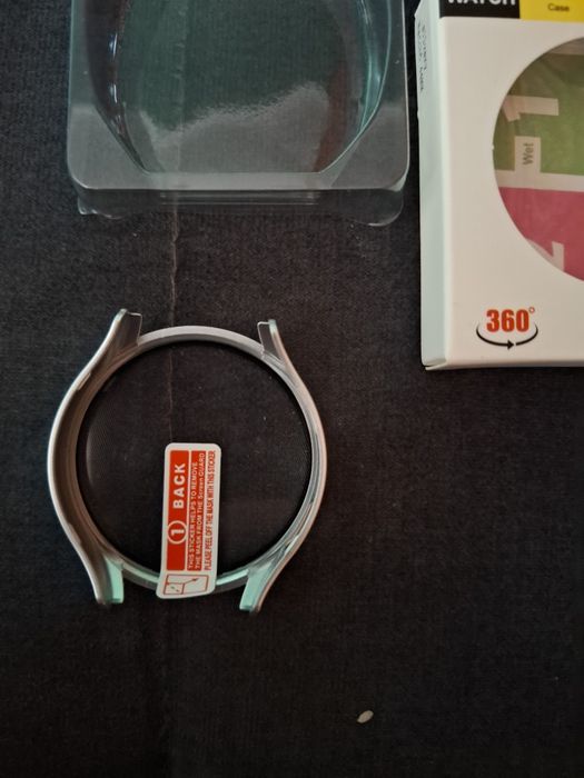Pasek ze stali nierdzewnej plus etui ochronne samsung galaxy watch 6
