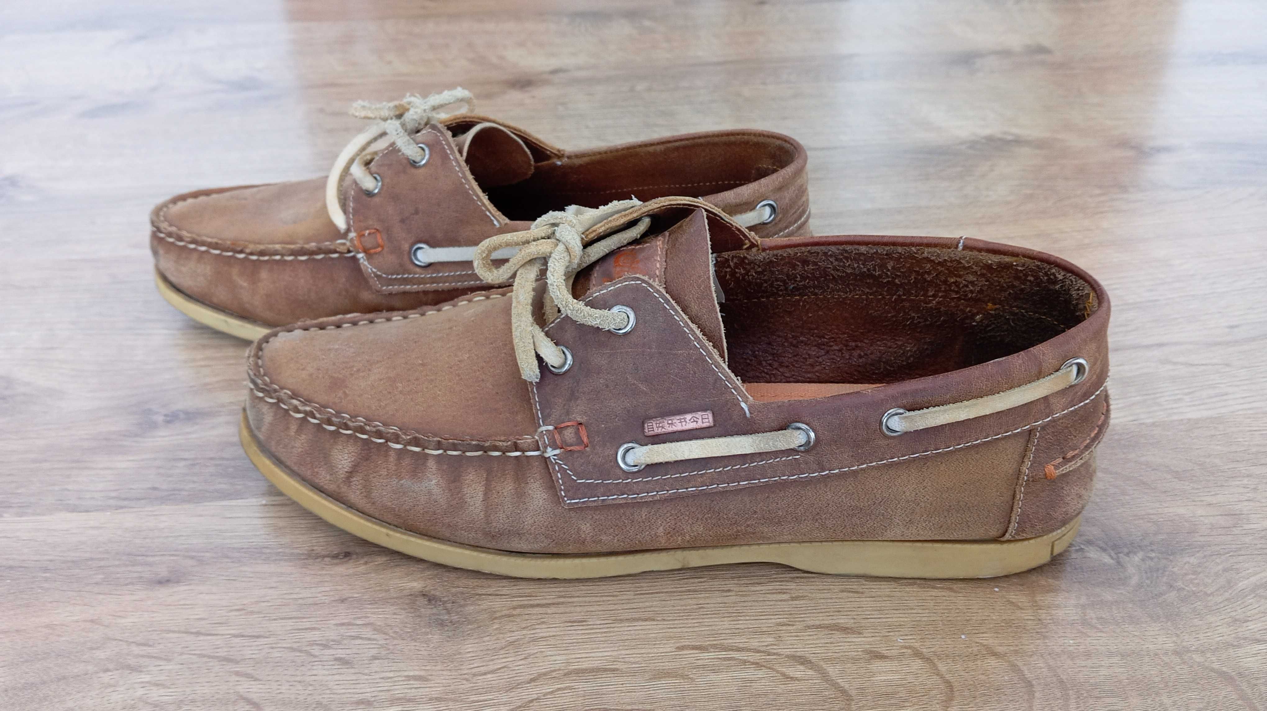 SUPERDRY mokasyny 44 skóra