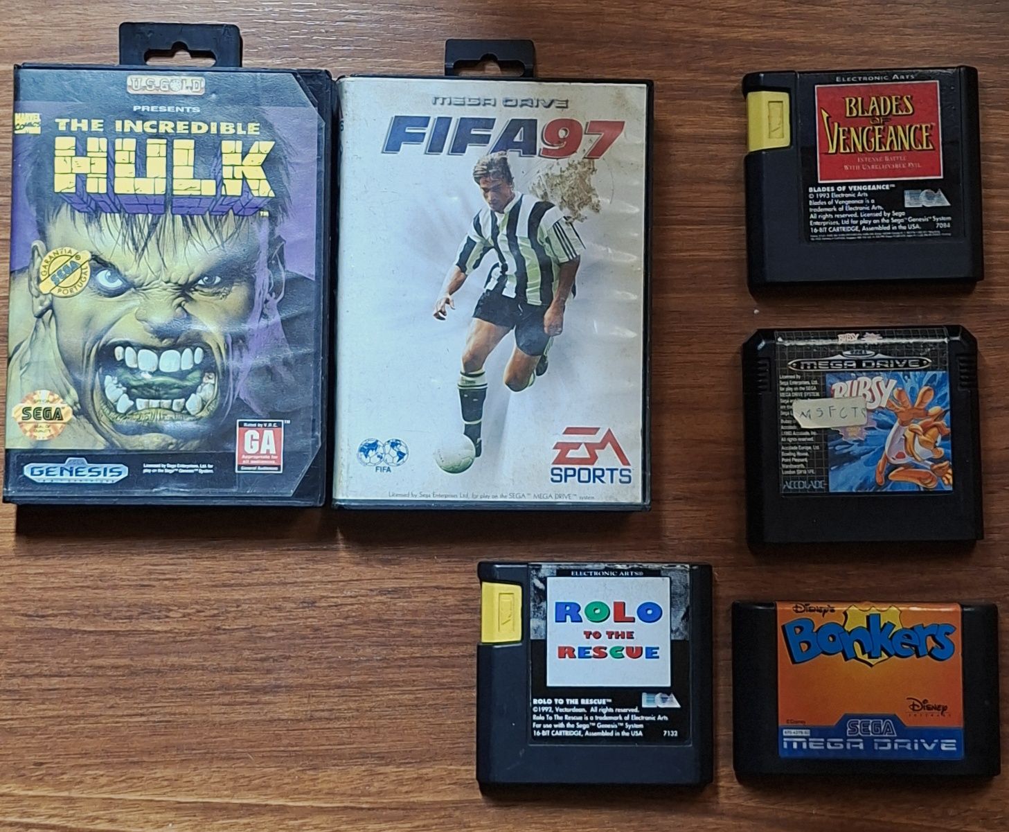 Jogos sega mega drive desde 7.50