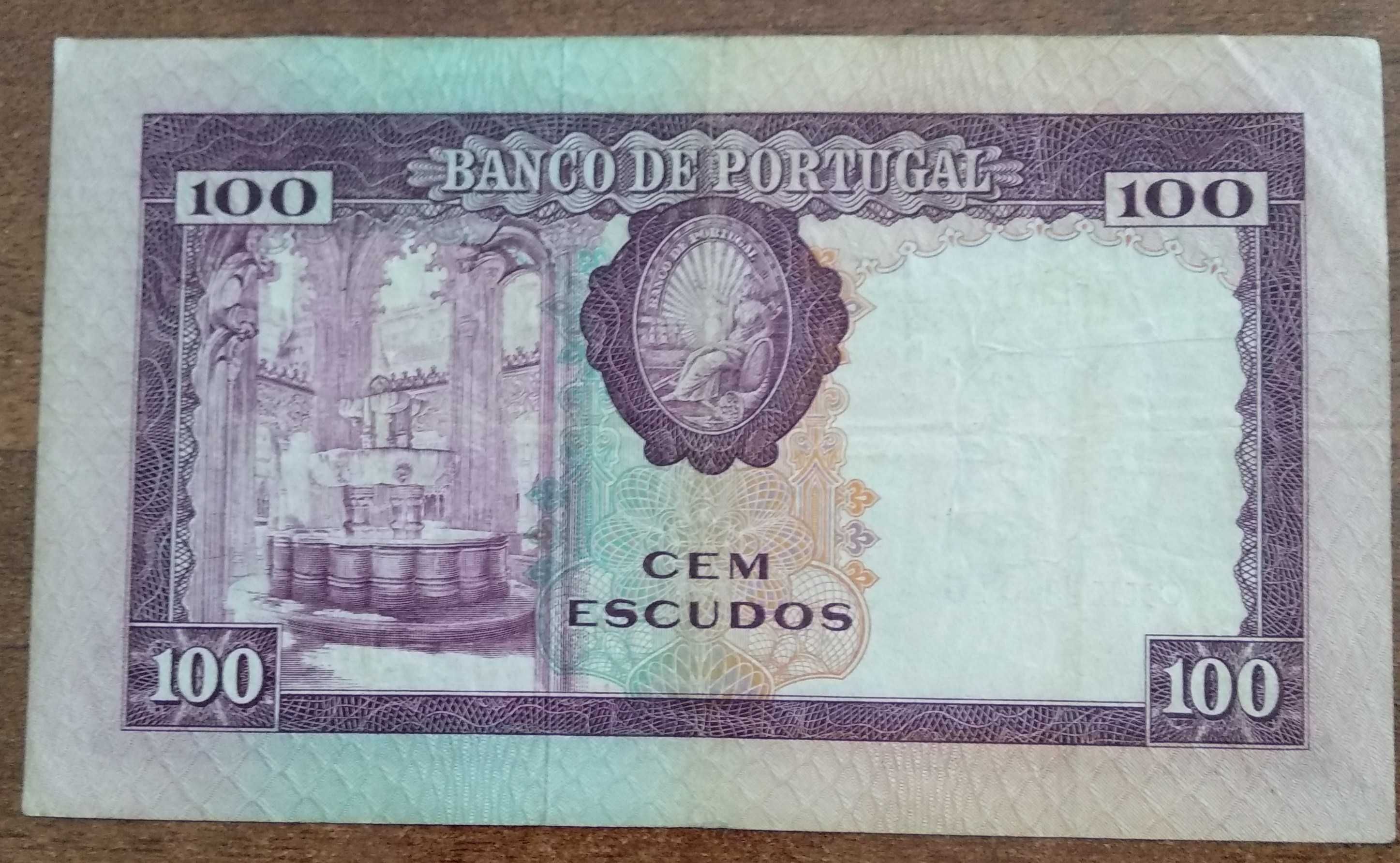 Nota de 100$00 do Banco de Portugal