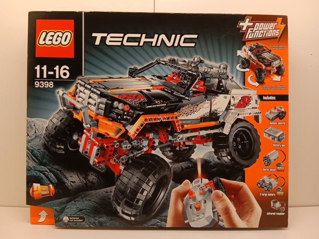 Nieotwarte Lego Technic 9398 Wóz z Napędem 4x4