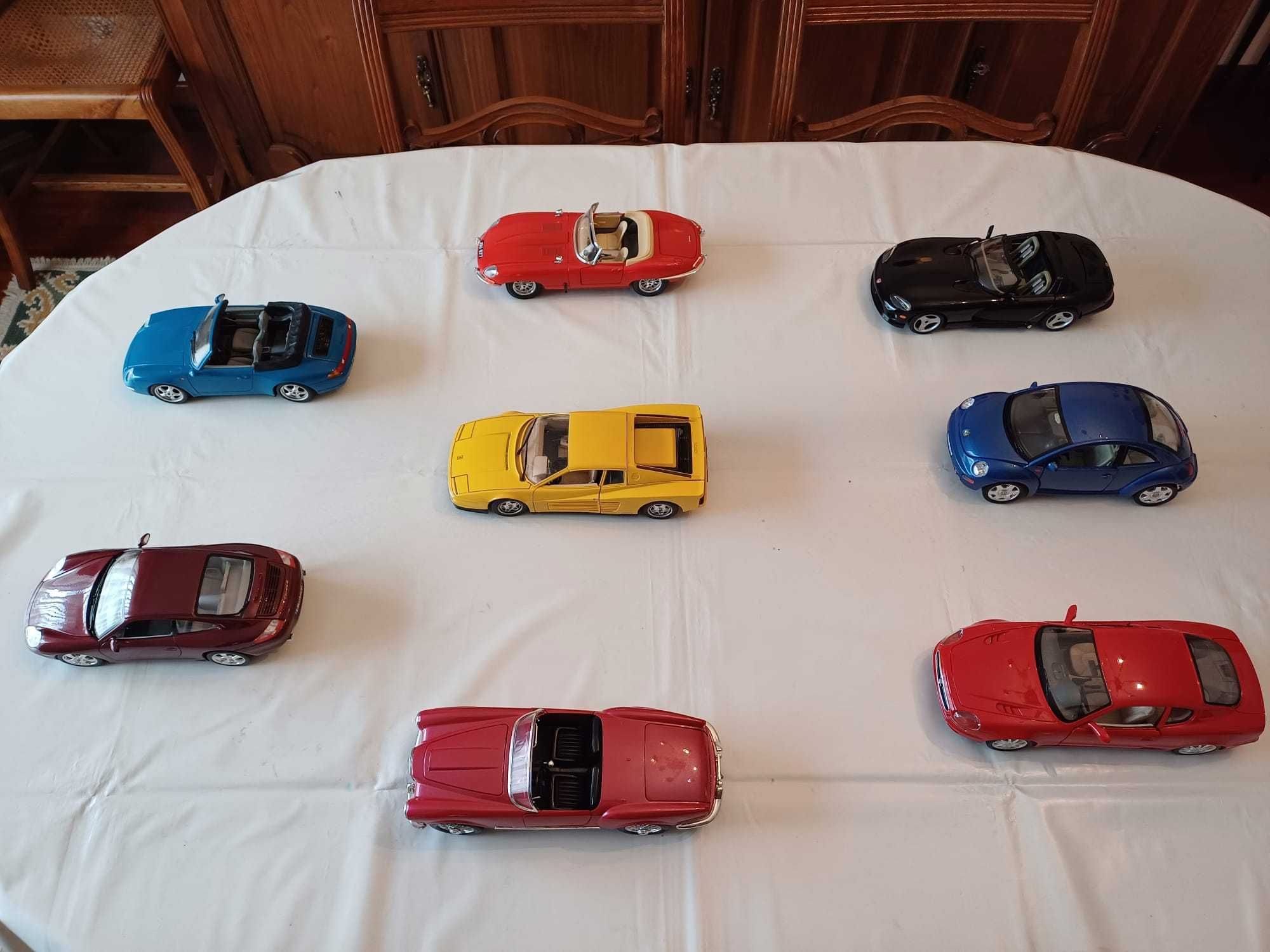 Automóveis miniatura 1/18 BURAGO (individual/coleção)