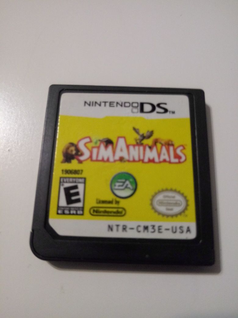 SimAnimals Nintendo Ds