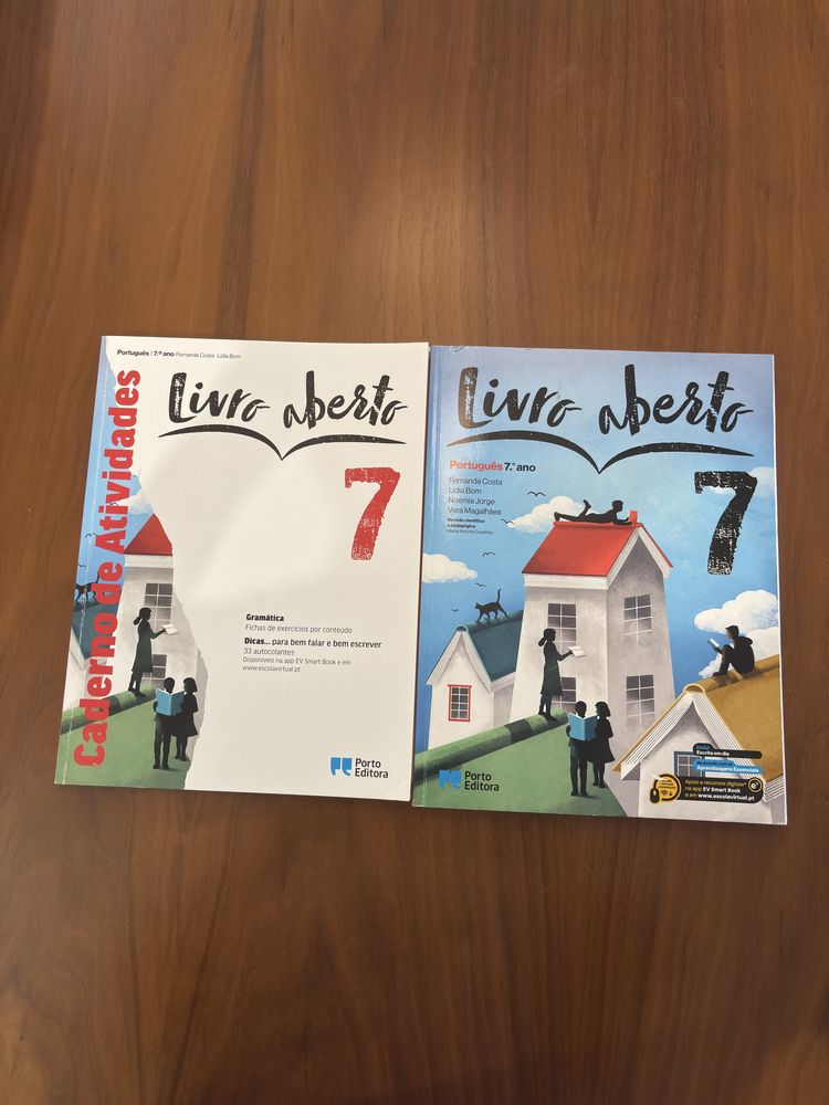 Livro aberto - Português - 7.º ano - Usado