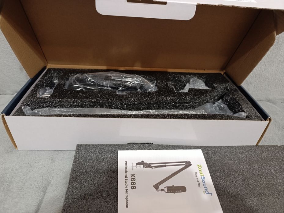 Студійний конденсаторний USB-мікрофон ZealSound(Haomuren) K66s  і K66n