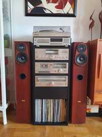 Klasyk SONY gramofon wzmacniacz tuner CD kolumny stereo vintage