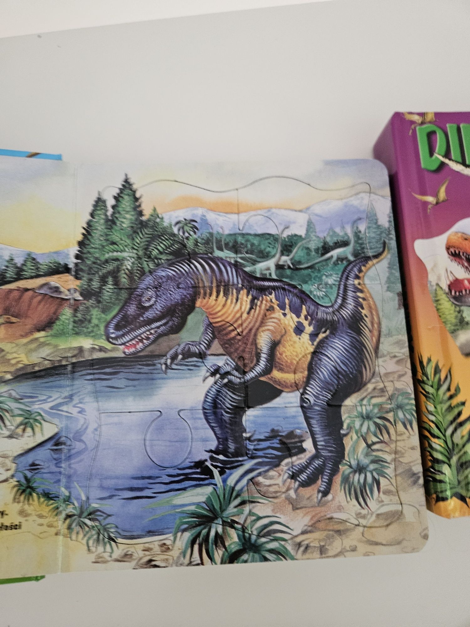Książeczki puzzle dinozaury