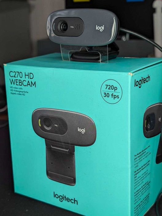 Веб-камера Logitech C270 HD Webcam Black - перегрівається