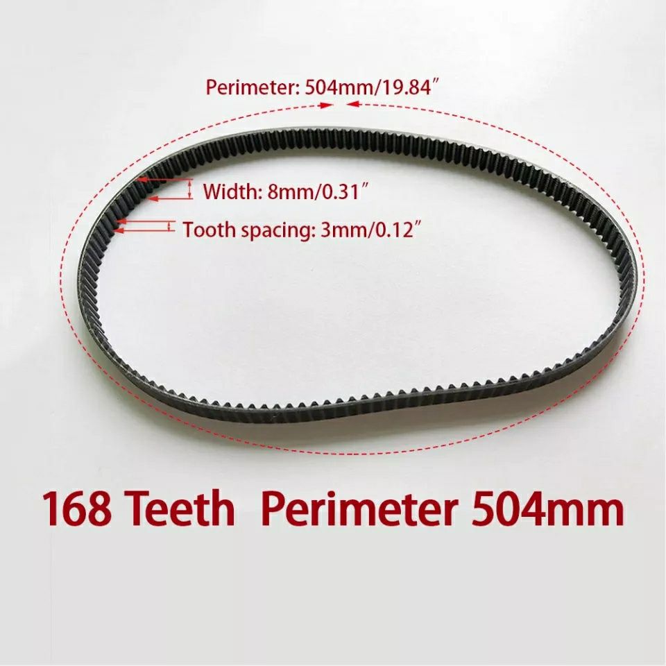 Correia máquina pão 504 mm 168 dentes NOVA