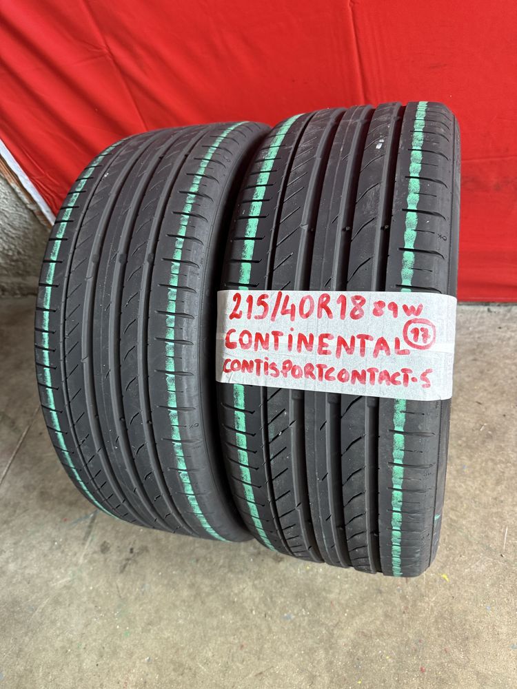 Pneus 215/40/18 Continental impecaveis
